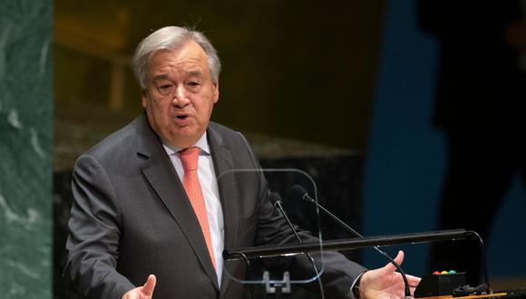 Antonio Guterres, secretario general de la ONU, reiteró el “derecho a la reunión pacífica” y llamó a todos los actores a evitar actos de violencia y a que ejerzan la máxima “moderación”. (AFP)