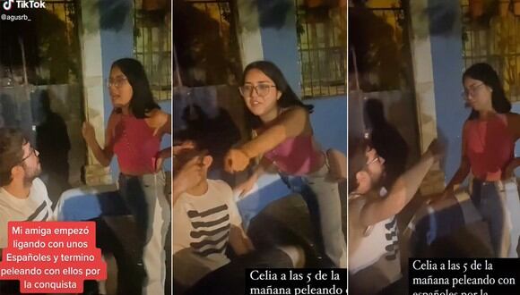 La joven mexicana le dijo un par de verdades al ciudadano español, quien le comentó que su comida era alto en grasas. | FOTO: @agusrb_ / TikTok