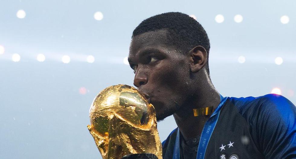 Paul Pogba levantó la Copa del Mundo en Rusia 2018 con Francia. | Foto: Getty