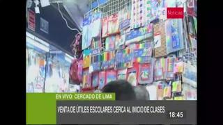 Cercado de Lima: estos son los precios de los útiles escolares cerca al inicio de clases