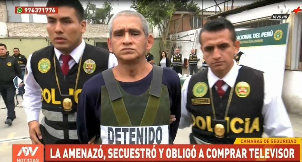 Luis Felipe Muñoz Serpa fue capturado en Santiago de Surco. (Captura: ATV Noticias)