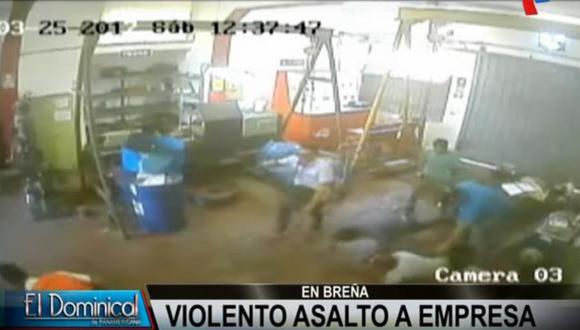 Breña: hampones robaron más de US$35 mil de empresa industrial