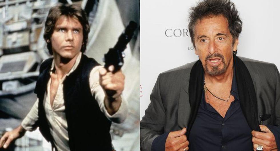 Harrison Ford como Han Solo en 'Star Wars' y Al Pacino (Foto: Lucasfilm / Getty Images)
