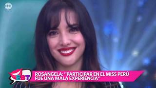 Rosángela Espinoza llora al recordar su paso por “Miss Perú”