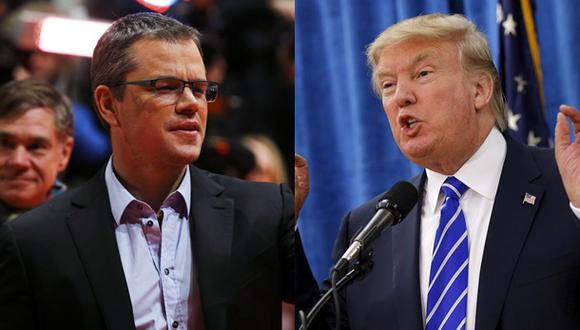 Matt Damon califica de "xenófobo" el discurso de Donald Trump