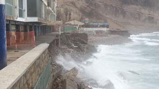 Playa La Herradura: colocarán 40 metros de rocas para proteger edificio
