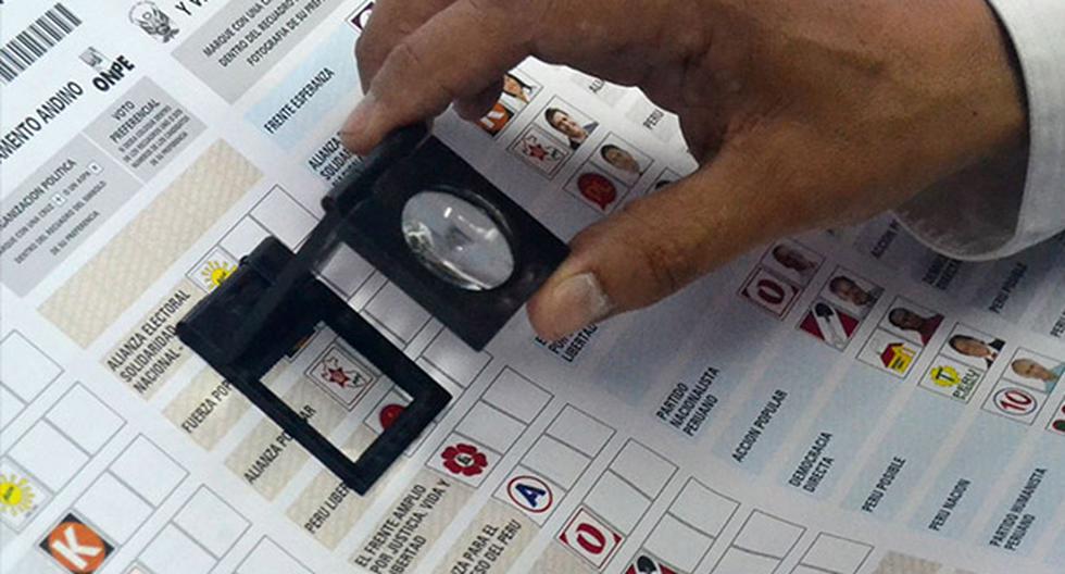 Votos a favor de candidatos que se retiraron serán considerados nulos. (Foto: Andina)