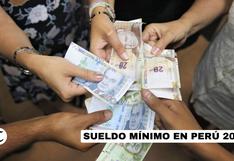 ¿Qué se sabe del aumento de sueldo mínimo 2024 en Perú? Lo que dijo el Ejecutivo 
