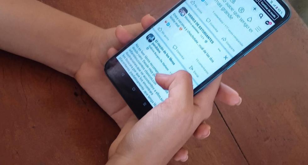 Los estudiantes de la región de Loreto analizan los factores de cómo podemos usar las redes sociales en la actualidad. (Foto: Asiria Vanessa Villacis Del Águila/ Corresponsales escolares)
