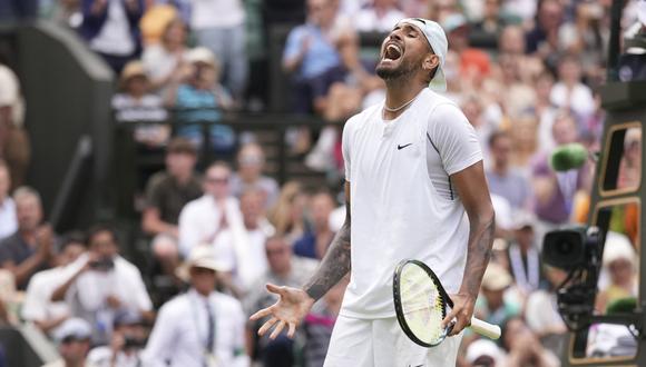 Es la primera final de un Grand Slam para Kyrgios. (Foto: AP)