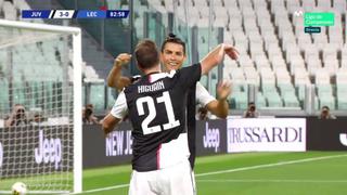 Asistencia de lujo de Cristiano Ronaldo: Higuaín anotó golazo tras pase de taco del portugués | VIDEO