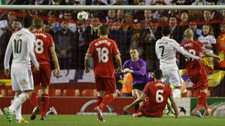 Real Madrid jugó de 'local' en Anfield y goleó 3-0 a Liverpool