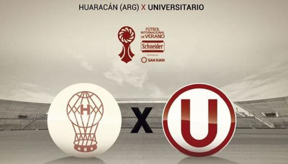 Universitario de Deportes se medirá con Huracán en San Juan. (Foto: Universitario de Deportes)