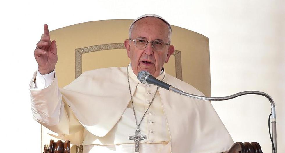 El papa Francisco habló en la audiencia general en la Plaza de San Pedro. (Foto: EFE)