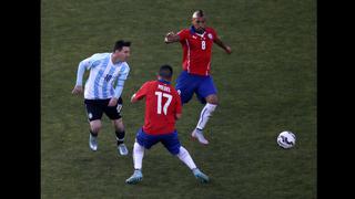 Lionel Messi: la dura marca de la selección chilena (FOTOS)