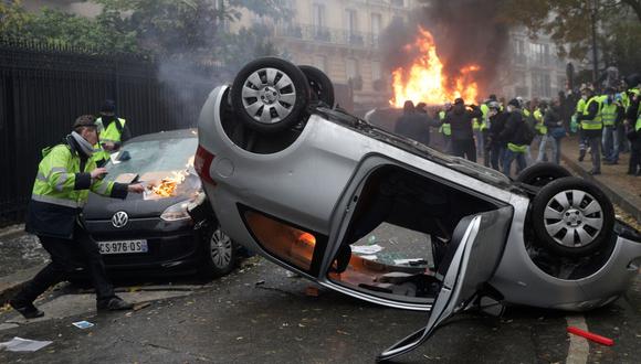 Protesta de los "chalecos amarillos" en Francia: Una persona muere durante un bloqueo de carretera. (AFP).