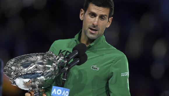 Novak Djokovic es el actual líder del ránking ATP. (Foto: AFP)