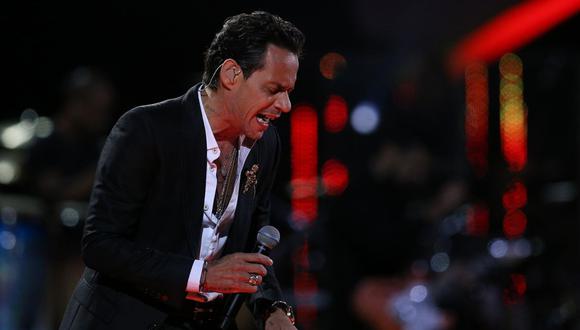 Marc Anthony emociona a sus fans con su versión de “A song for you”. (Foto: AFP)