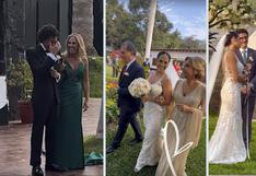 Actor Mateo Garrido Lecca llora durante emotiva boda con Verónica Álvarez