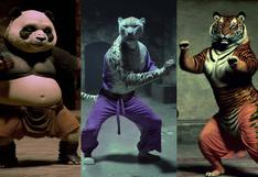 Kung Fu Panda: así se verían Po, Tai Lung y Shifu si fuesen parte de una película de fantasía oscura, según una IA