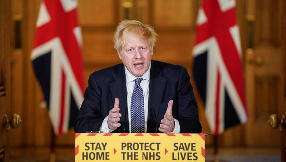 Boris Johnson anuncia que el Reino Unido seguirá confinado al menos hasta el 1 de junio por el coronavirus. (Foto: AFP).