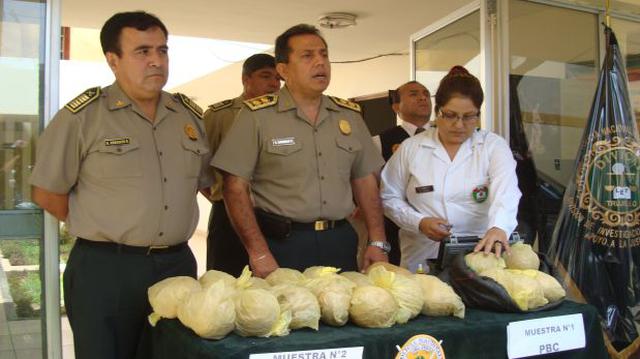 Policía decomisa 18 kilos de PBC que iban a Ecuador - 1