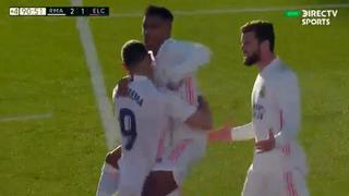 Real Madrid vs. Elche: Benzema anotó golazo para remontada y alcanzó un doblete  | VIDEO 