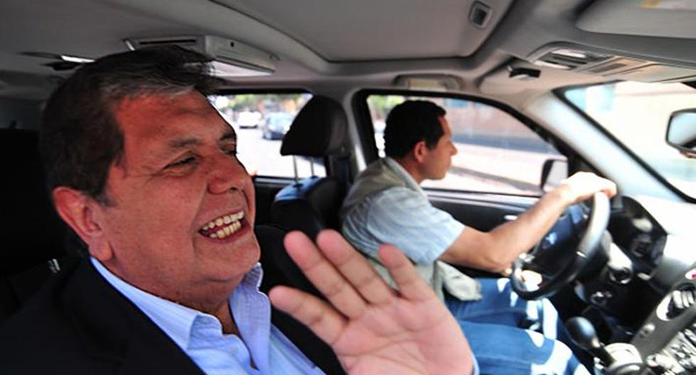 Alan García se enojó con periodista Jimmy Chinchay por pregunta sobre su baja aprobación. (Foto: Diario La Primera)