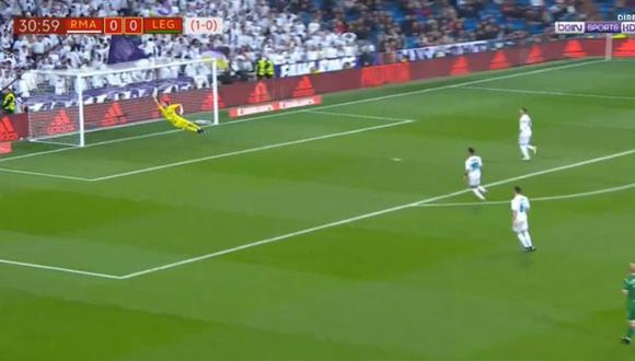 Real Madrid fue sorprendido por Leganés en la Copa del Rey.
 (Foto: captura de YouTube)