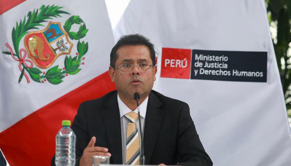 Ministro de Justicia: “Lamento y rechazo el derramamiento de sangre de manifestantes y policías”. Foto: archivo @MinjusDH_Peru