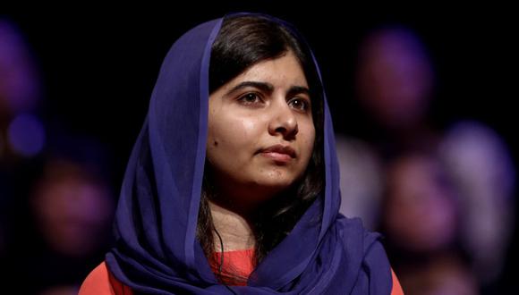La activista paquistaní y premio Nobel de la Paz, Malala Yousafzai, asiste a un evento sobre la importancia de la educación y el empoderamiento de las mujeres en Sao Paulo, Brasil, el 9 de julio de 2018. (Miguel SCHINCARIOL / AFP).