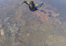 YouTube: Paracaidista sufre un ataque de epilepsia en pleno salto