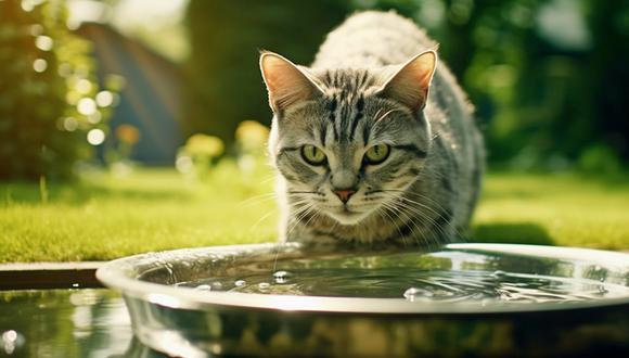 Según la veterinaria Stefanie Garro, los gatos deben tomar entre 50 a 100 mililitros de agua, por cada kilogramo de peso, al día. (Foto: Freepik)