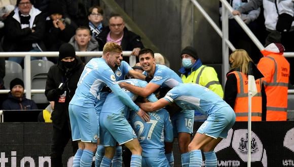 El City venía de ganar por goleada al Leeds y repitió un resultado abultado, ahora con el Newcastle. (Foto: AFP)