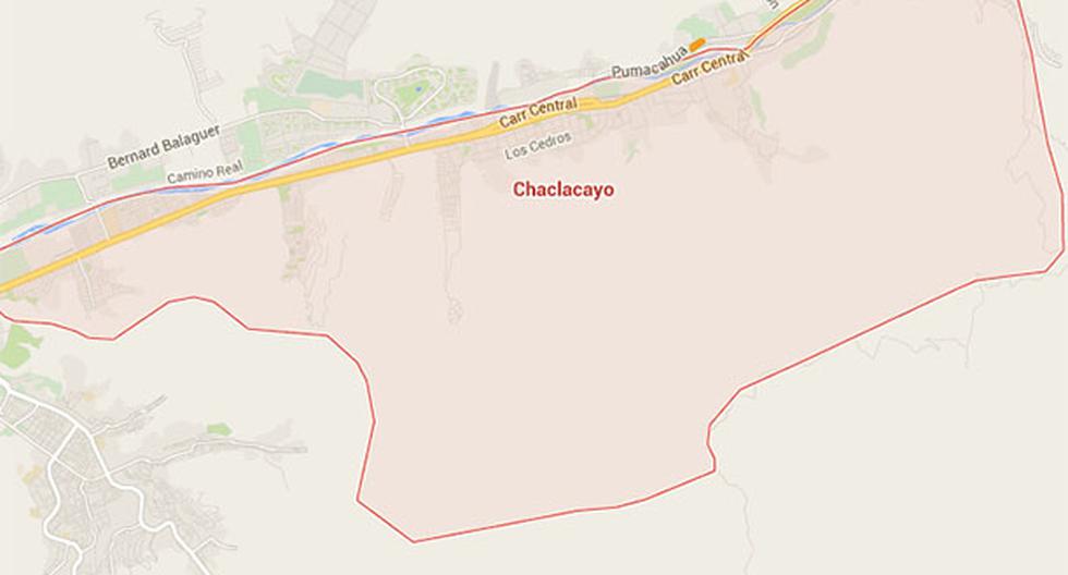 Un suicidio fue reportado en Chaclacayo. (Foto: Google Maps)