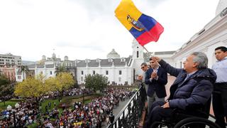 El presidente de Ecuador restablece su Gobierno en Quito tras cesar protestas 