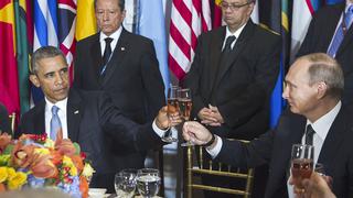 El brindis entre Obama y Putin en la Asamblea General de la ONU