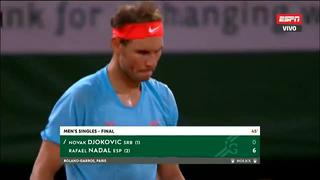Nadal vs. Djokovic: ¡6-0! ‘Rafa’ arrolla en la final de Roland Garros con tres ‘quiebres’ en el primer set sobre el serbio