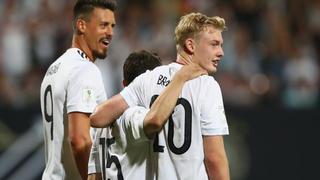 Alemania apabulló 7-0 a San Marino con triplete de Sandro Wagner [VIDEO]