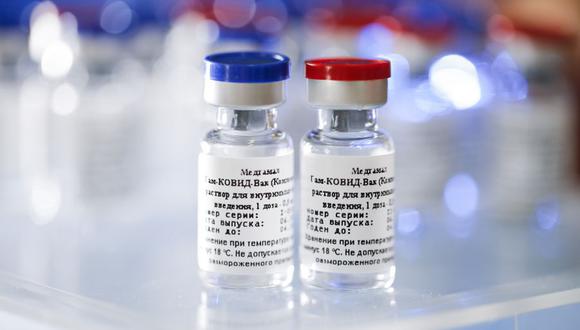 La vacuna rusa contra el coronavirus Covid-19 denominada Sputnik V. (AFP).