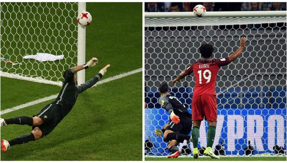 Arturo Vidal y Martín Rodríguez estuvieron demasiado cerca de marcar el gol del triunfo para la selección chilena ante Portugal por Copa Confederaciones. (Foto: AFP)