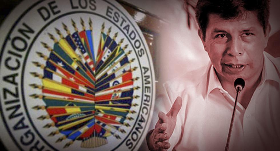 Pedro Castillo señaló que está elaborando documento para solicitar que misión de la OEA venga a luchar contra la corrupción. (Composición: GEC)