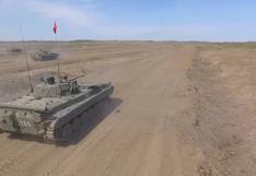 Armas de guerra: espectacular performance de tanques rusos 