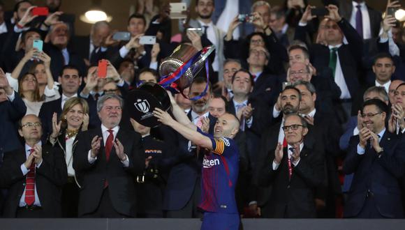 El Barcelona logra su trigésimo título de Copa del Rey, cuarto consecutivo. (Foto: Agencias)