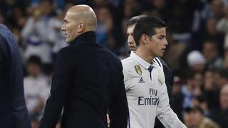 ¿Zinedine Zidane le dice adiós a James Rodríguez?: "Le hubiera gustado jugar más"