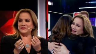 “La Voz Senior”: Lucía Galán llora al ser sorprendida por su única hija 