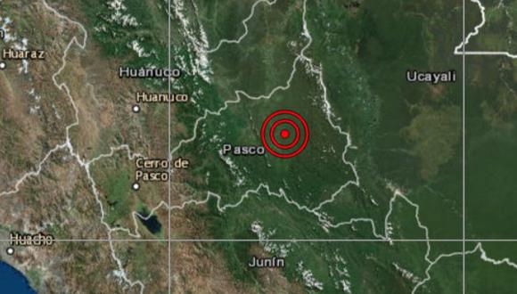 El sismo ocurrió a una profundidad de 122 km., reportó el IGP.&nbsp; (Foto: IGP)