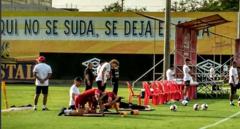 La Selección Peruana trabajó con su plantel casi completo en la Videna (Foto: Trome)