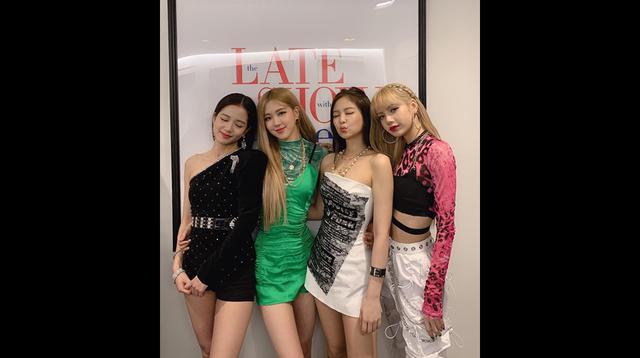 Las chicas de BLACKPINK en las instalaciones del canal. (Foto: Instagram).