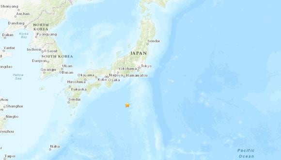 El temblor no desencadenó alerta de tsunami ni se registraron heridos ni daños. (Foto: USGS).